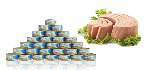 泰國金槍魚罐頭和沙丁魚