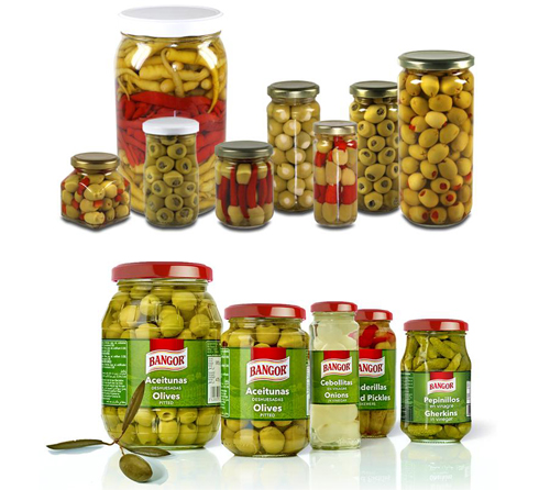 摩洛哥腌制橄欖和調味醬料...