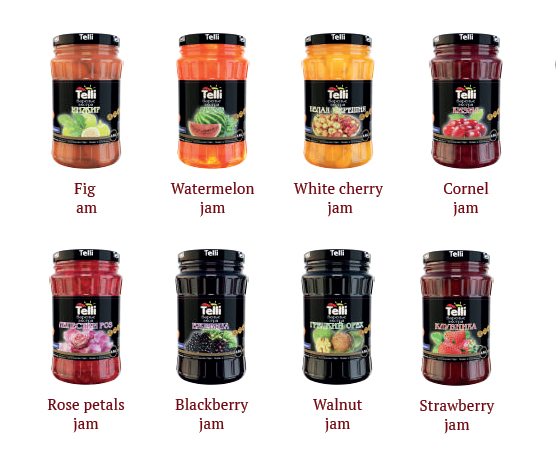 阿塞拜疆果醬和果汁