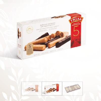 西班牙巧克力杏仁蛋卷（5種口味）