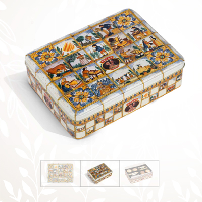 西班牙杏仁餅干 鐵盒裝 8種造型