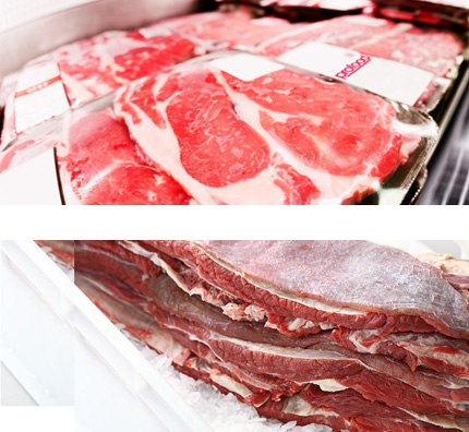 豬肉、牛肉、海鮮和蔬菜