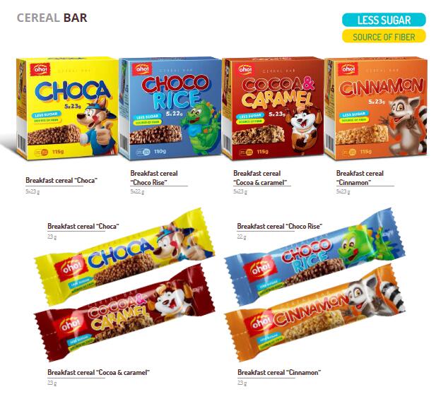 立陶宛谷物棒，低糖高纖維...