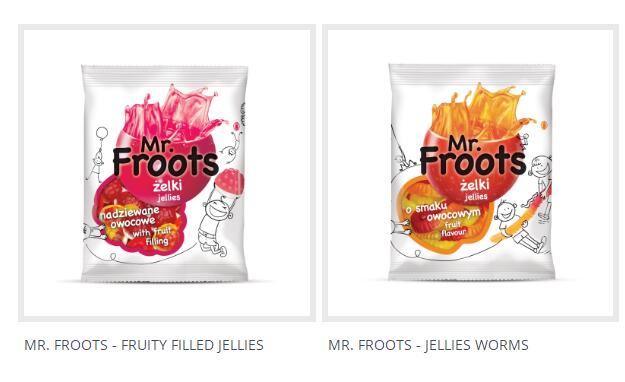 波蘭夾心軟糖，五種口味