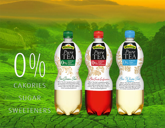 歐洲果汁和冰紅茶飲料